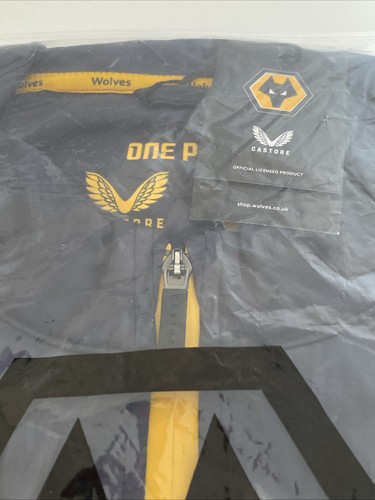 Wolverhampton Wanderers 2021-22 Castore Player Issue Pro Travel Jacket Size 3XL - Picture 5 of 24