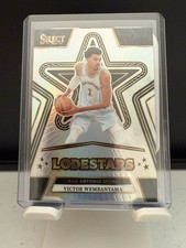 2024-25 Panini Select Victor Wembanyama Silver Prizm Lodestar Insert 2nd Year