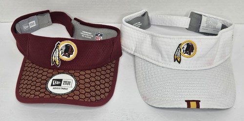 New Era Washington Redskins NFL Adjustable Visor - One Size - Lot Of Two