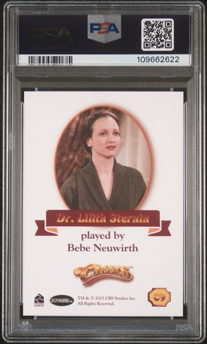 2025 Cheers Premier ED. Dr. Lilith Sternin Character Cards Pop 1 Psa 10 - Bild 2 von 2