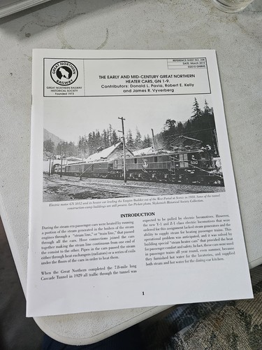 Great Northern (GN) Reference Sheets 355-358 (4 Total)(Used) - Picture 5 of 6