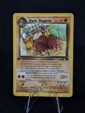 Dark Dugtrio - 23/82 -[NM]- 1st Edition Team Rocket Pokemon TCG