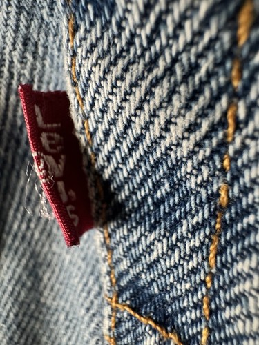 Vintage Levis Jeans Boys Size 12 Blue 31450-0214 Slim 1995 90s - Picture 3 of 9