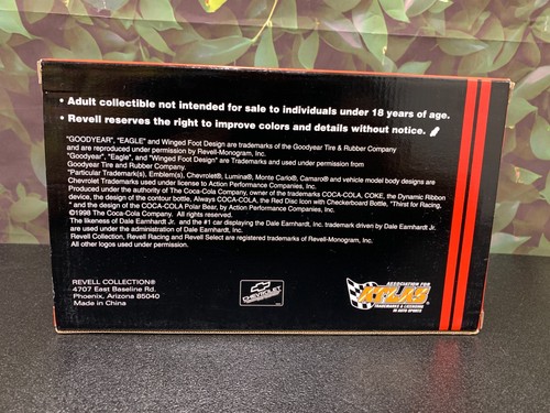 REVELL DALE EARNHARDT JR #1 1998 COCA COLA POLAR BEAR MONTE CARLO 1:24 - Picture 15 of 19