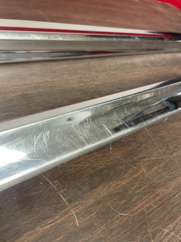 1957 CHEVY BEL AIR QUARTER PANEL PEAK FIN TRIM PAIR 725 - Picture 5 of 13