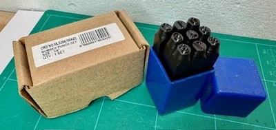 Number Punch Set 1/4'' BARGAIN CLEARANCE bargain PRICE