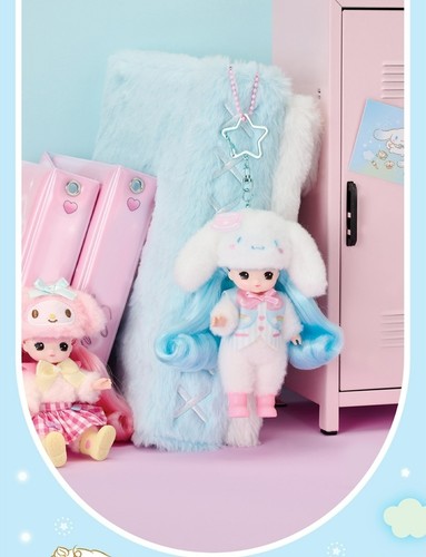 2025 NUOVO Personaggio Sanrio x Little Mimi Peluche Bambola Portachiavi Figura - Foto 11 di 20