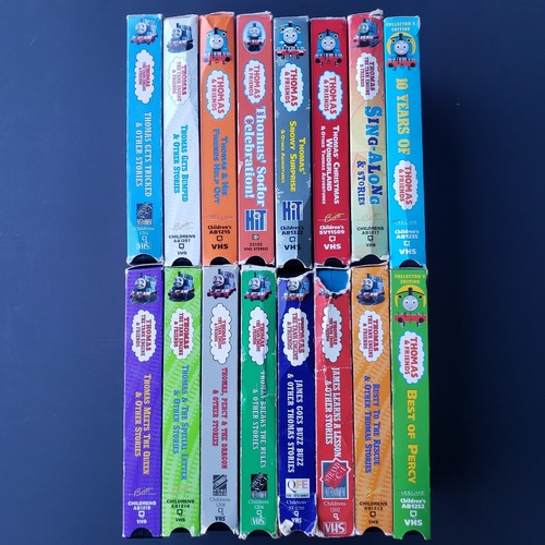 16x Thomas Tank Engine VHS Ringo Starr George Carlin Rare James Learns A Lesson - Picture 1 of 14