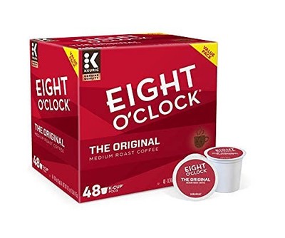 Eight O'Clock Coffee The Original Keurig K~Cup Pods Medium Roast 48 Count