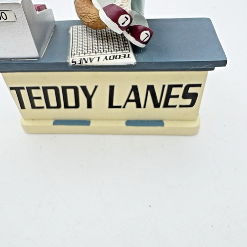 Hamilton Collection Teddy Lane Bowl Bear Figurine Ship Shape Shoes - Picture 2 of 12