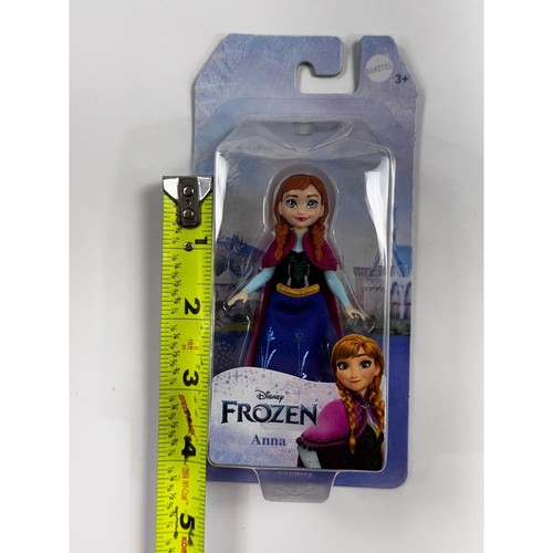 Muñeca Juguete Mattel Disney Anna Frozen 3.5" en Mini Muñeca Figura NUEVO - Imagen 3 de 3