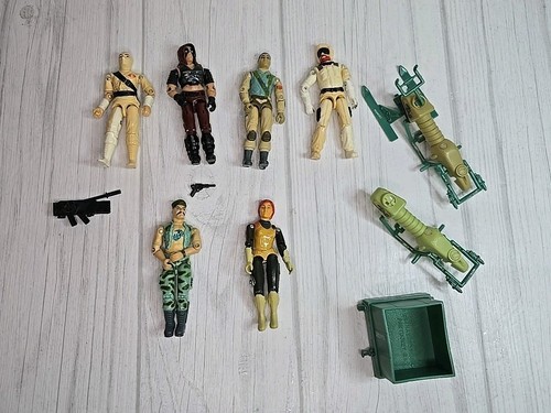 Gi Joe Action Figure Lot 1980s Vintage ARAH Good Condition