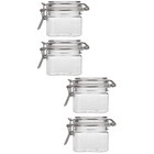 4 pcs Honey Jars Transparent Honey Containers Honey Pots Kitchen Supplies