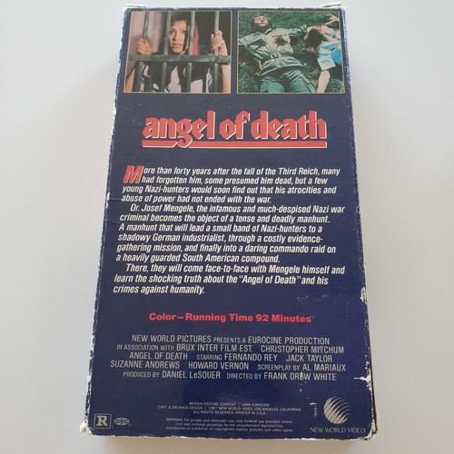 Angel Of Death (VHS, 1986) TESTED & WORKING - Picture 3 of 8