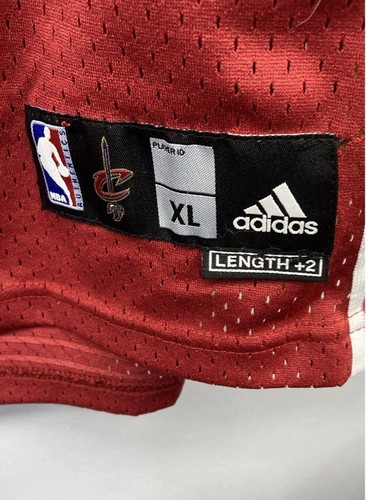Adidas Boys Red Nba Cleveland #4 Wallace Jersey Sz 18/20 - Picture 5 of 5