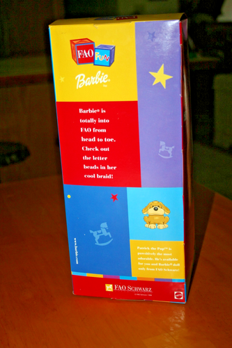 Seltene 1999 Special Edition FAO Fun Brunette Barbie Puppe - Neu in Box - Bild 4 von 7