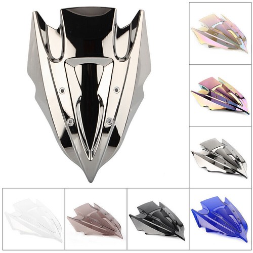 Double Bubble Motorcycle Front Windshield Screen For Kawasaki Z250 Z300 13-17 - Bild 2 von 12