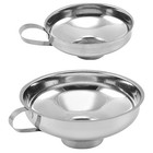  2pcs Canning Trichter für Küchenküchen -Stahltrichter -Trichterküchen Trichter