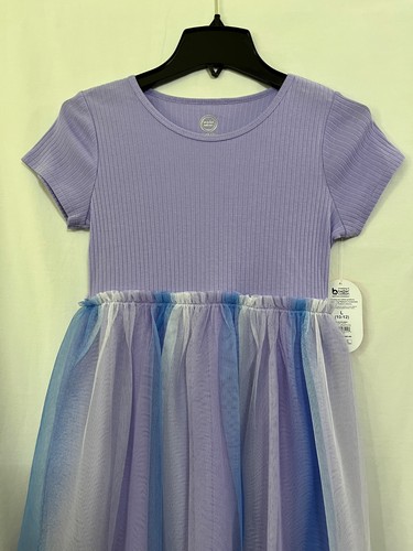 Wonder Nation Ribbed Tulle Tutu Dress Girls Purple Blue Many sizes New - Picture 2 of 3