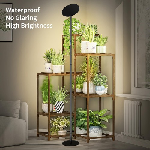 Grow Lights, Full Spectrum LED Plant Light for Indoor Plants, 4/8/12H Timer, ... - Foto 8 di 9