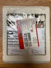 WIREMOLD V4050 Ivory Device Mounting Bracket & Trim Plate