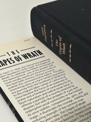 THE GRAPES OF WRATH / JOHN STEINBECK / 1ST EDITION 50TH ANNIVERSARY ED HCDJ / NF - 第 6/11 張圖片
