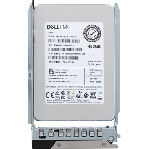 Dell 480GB 6Gbps SATA RI TLC 7mm 2.5 SSD SE5110 (3397M-COL-OSTK) - Afbeelding 5 van 8