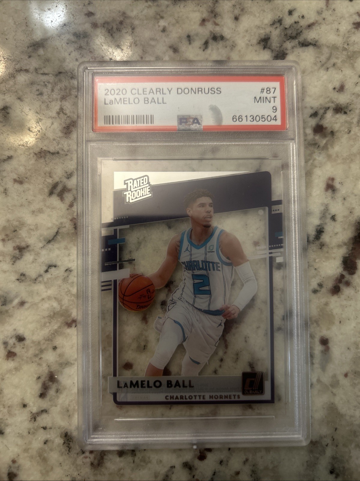 2020-21 Panini Clearly Donruss - Rated Rookie LaMelo Ball #87 (RC)