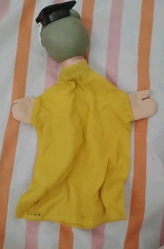 4 Vintage Hand Puppets: Devil, Owl, King, African (Plastic Heads, Japan, 1960s) - Picture 7 of 9