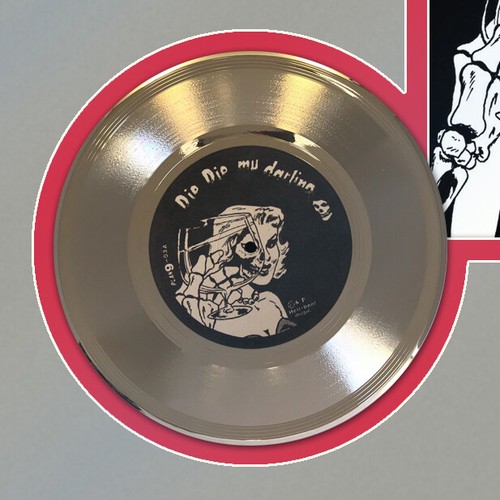 Misfits Die Die My Darling Framed Picture Sleeve Gold 45 Record Display M4 - Picture 3 of 6