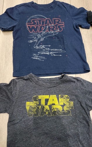Star Wars Kids Size 5 (XS) Graphic Tshirts Bundle Of 9 Vader Yoda Chewy R2D2 - Picture 5 of 8