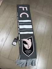 Angel City FC Scarf Womens NWSL Soccer Striped Ruffneck Brand New