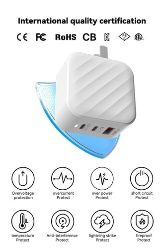 Veloce Ricarica 65W Usb-C Spina Caricabatterie Cavo Per Apple IPAD 11th Gen Aria - Foto 11 di 17