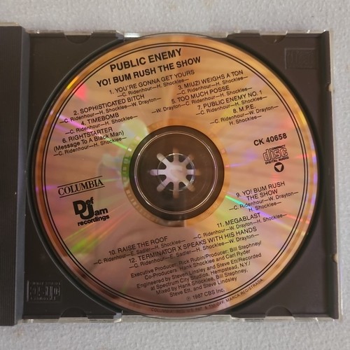 Public Enemy - Yo! Bum Rush The Show CD 1987 - Imagen 4 de 4