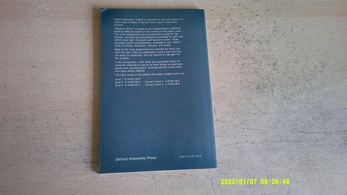Oxford Secondary English : Teacher's Book 1 - 1982 - John Seely - Home Schooling - Picture 2 of 4