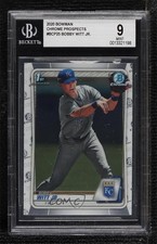 2020 Bowman Chrome Prospects Bobby Witt Jr #BCP-25 BGS 9 MINT