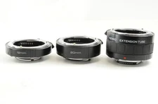 [Excellent+++] Kenko Extension Tube Set N-AF For Nikon F w/ Caps
