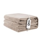 Electric Heated Blanket 72"x84" Full Size, Soft Coral Fleece with 4 Heating L...