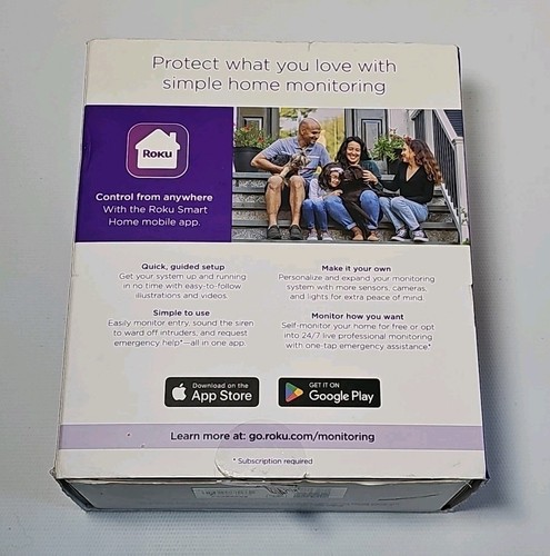 Sistema de Monitoreo Doméstico Roku 5 Piezas SE, Blanco, SS1000R - Caja Abierta Nuevo - Imagen 3 de 3