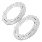  2 Pcs Fotografie Schwenkbasis Aluminiumlegierung Drehbarer Plattenspieler