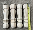 Waddell Traditional Table Leg with Hanger Bolt - 9 in. H x 2.125 in. Dia.(4PK)
