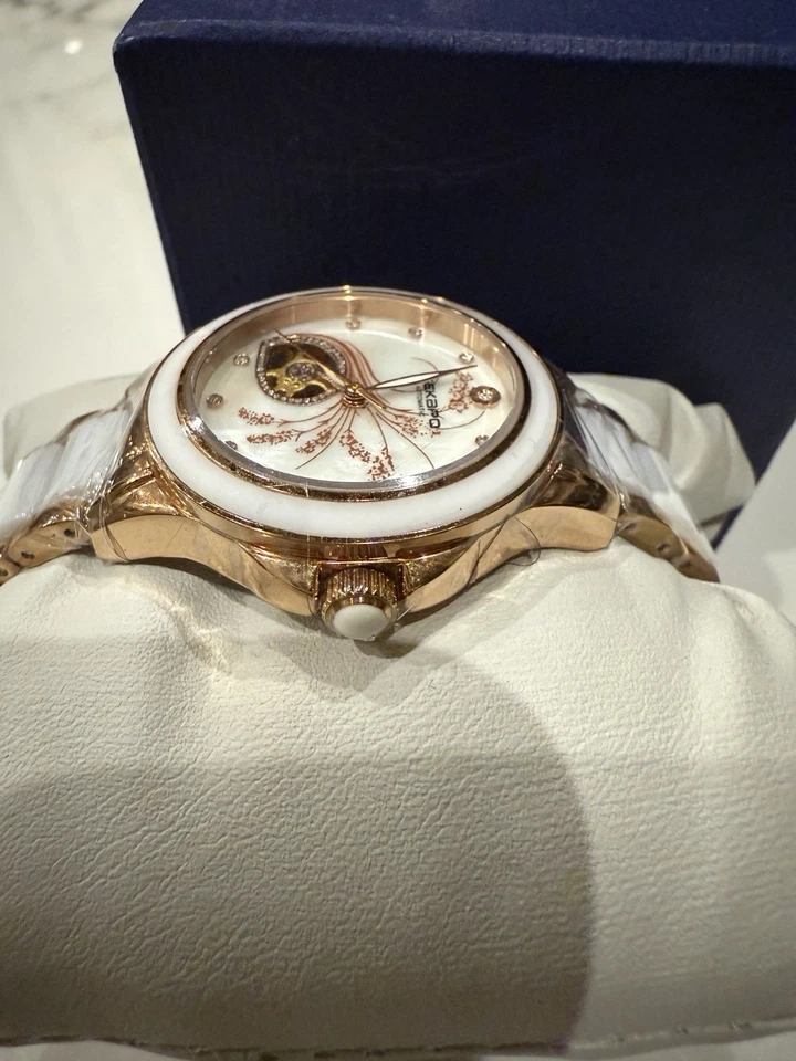 Женские автоматические часы Sekaro с механизмом Miyota сапфировое стекло керамический ремешок НОВЫЕ - Изображение 4 из 4