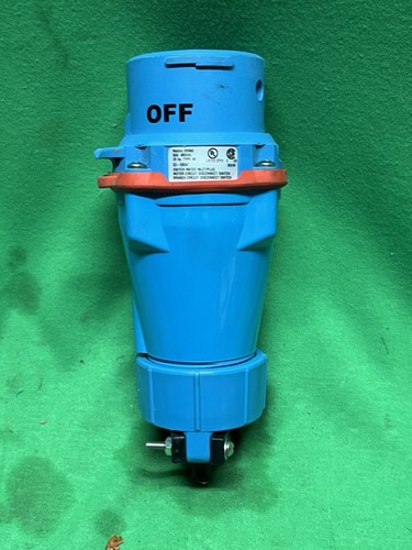 Meltric DSN60 60A 480VAC 20 hp TYPE 4X UL LISTED 22Y3 63-68047 Inlet Receptacle - Picture 2 of 10