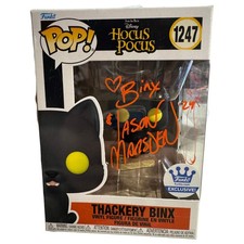 Funko Pop! Hocus Pocus Thackery Binx (Sketched on Side) Signed Autographed By Ja