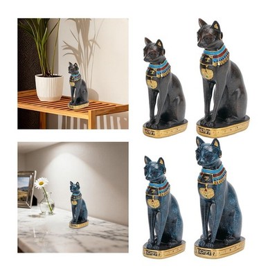 Ägyptische Katzengöttin Bastet Statue Altes Ägypten Bast Figur für