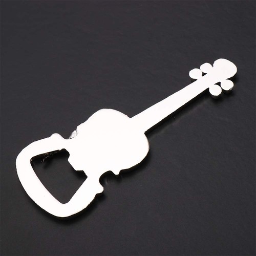 Design Metal Zinc Alloy Guitar Shaped Bottle Opener Unique Gift Beer Opener - Picture 2 of 11