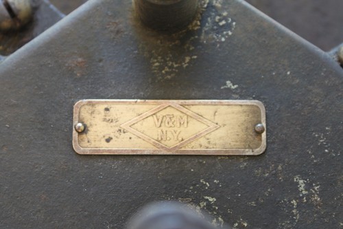 V&M N.Y. Manual Hand 5" Bench Mount Grinding Wheel Tool Knife Sharpener - Picture 3 of 15