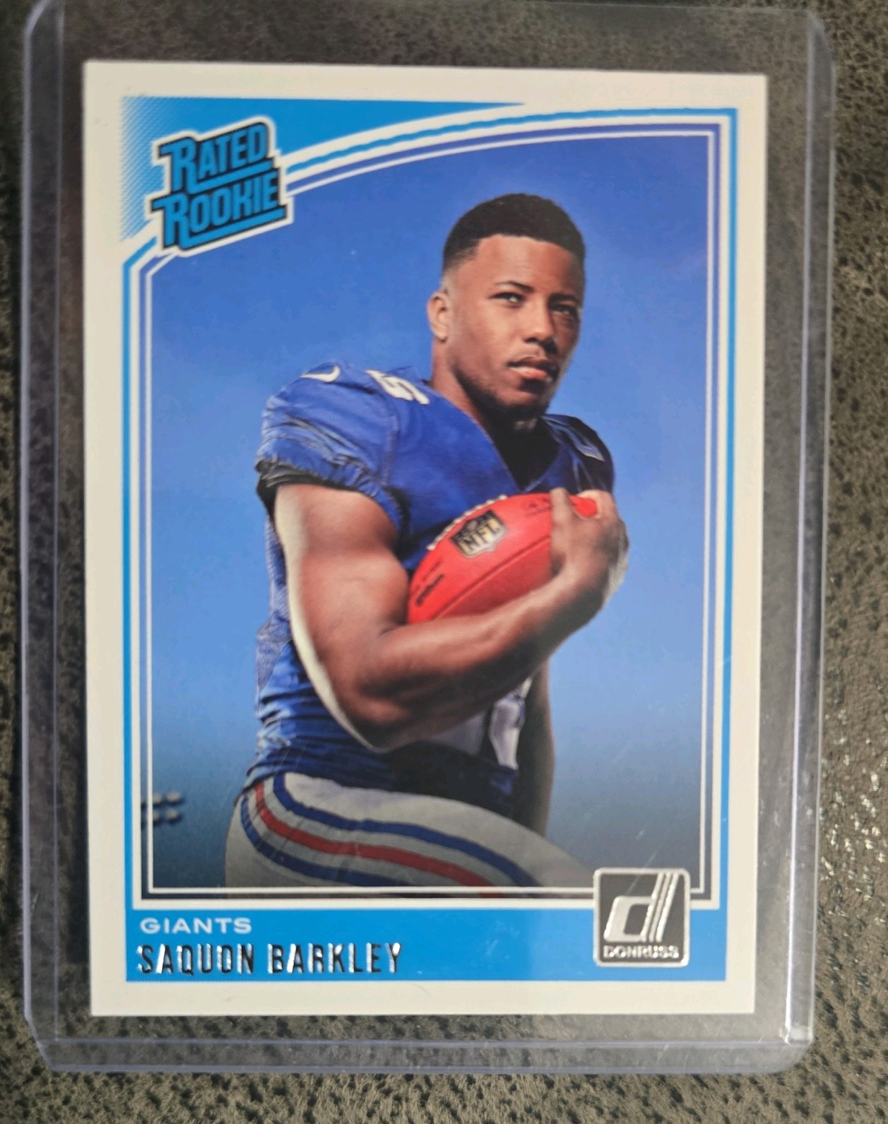 2018 Panini Donruss - Rated Rookie Saquon Barkley #306 (RC)