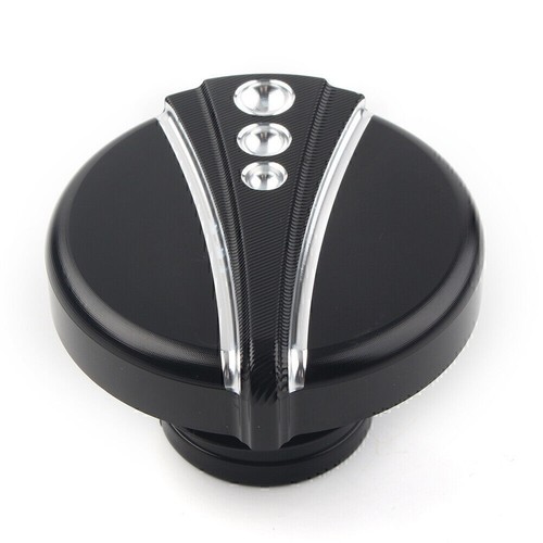Fuel Gas Tank Cap For Harley XL Sportster XL883 XL1200 48 Dyna Free wheeler - Picture 3 of 11