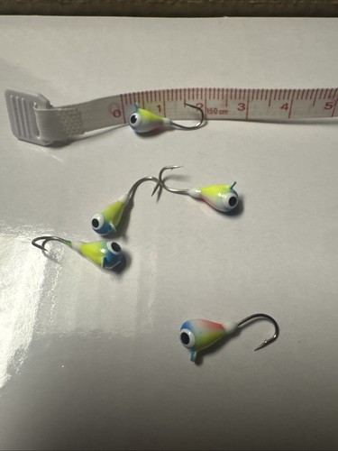 Tungsten Eisangeln Jigs UV 5mm Menge 5 - Bild 2 von 3